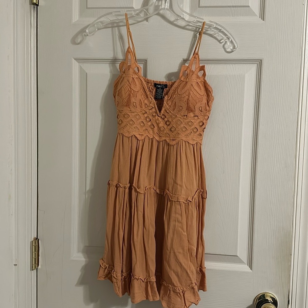 Rue 21 Lace Orange Dress